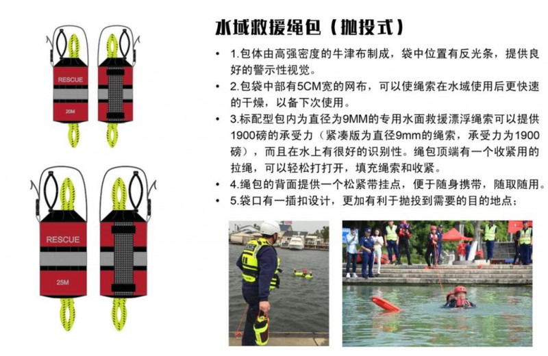 救援绳索包