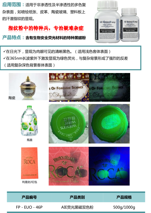 双色磁性指纹粉(欧洲)