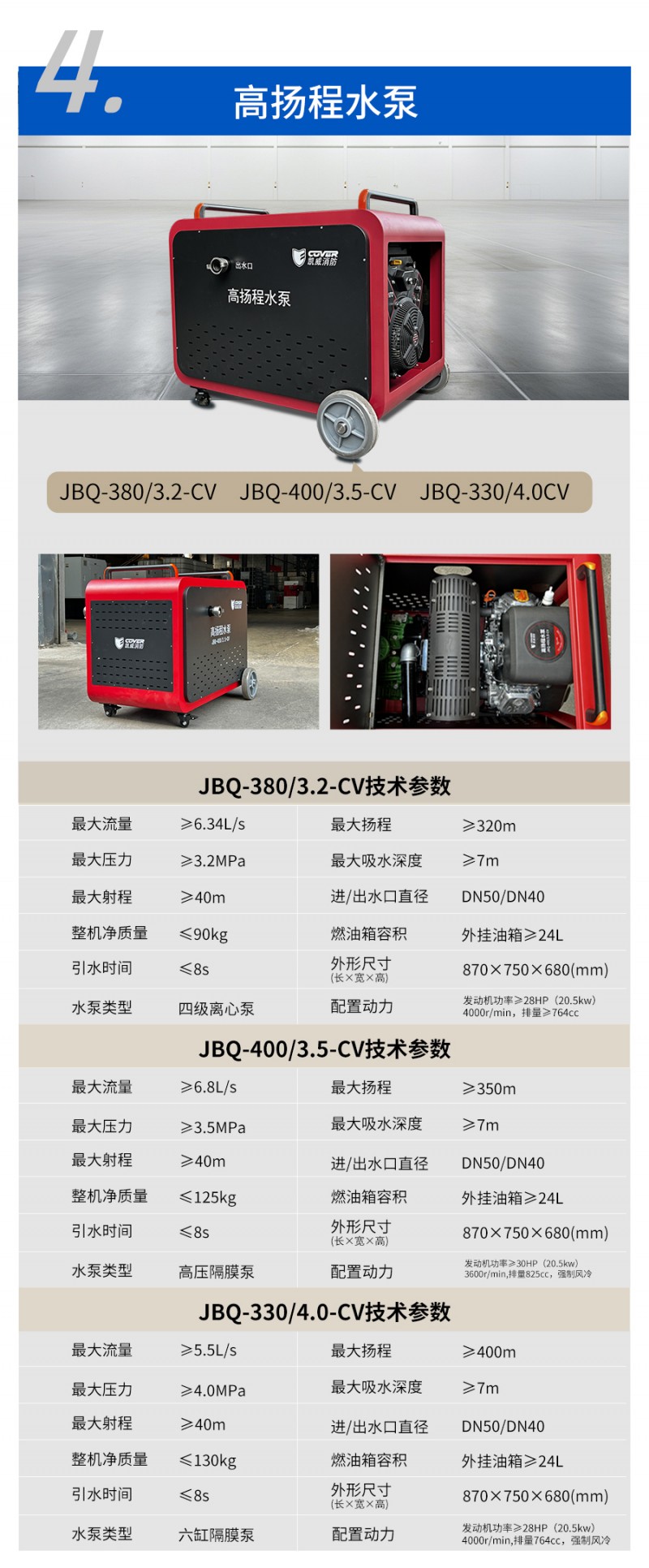 宣传彩页-高扬程水泵-JBQ-330-4.0-CV & JBQ-380-3.2-CV & JBQ-400-3.5-CV